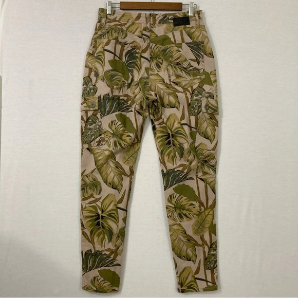 Mavi Women's Tropical Print Denise High Rise Cargo Pants Jeans size 30 - Picture 11 of 13